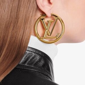 LV Golden Hoop Earrings